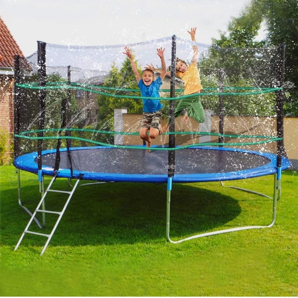 39FT Trampoline Water Sprinkler Summer Outdoor Waterpark or gardening